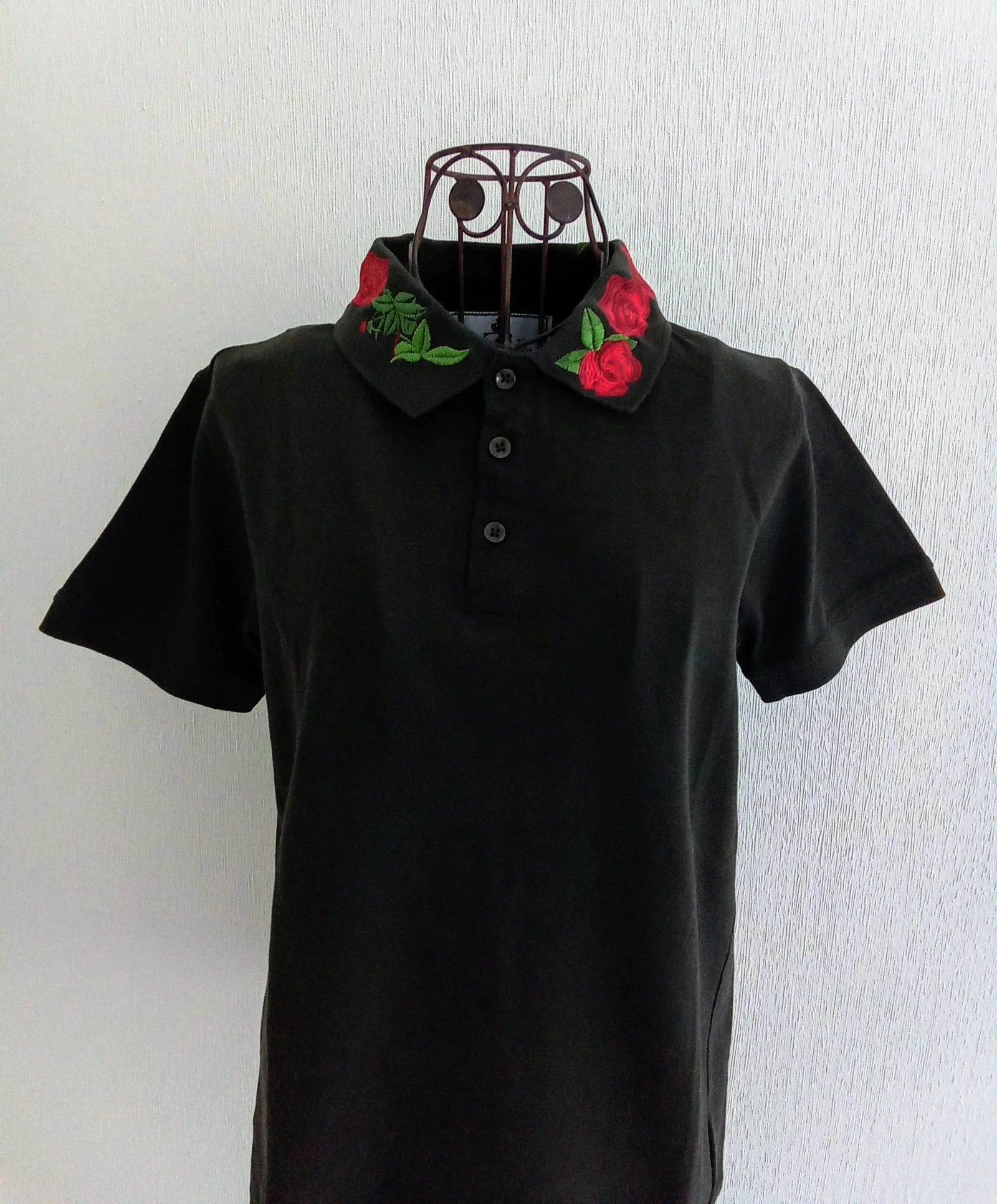 Nieuwe geborduurde herenpolo met labels – photo 7